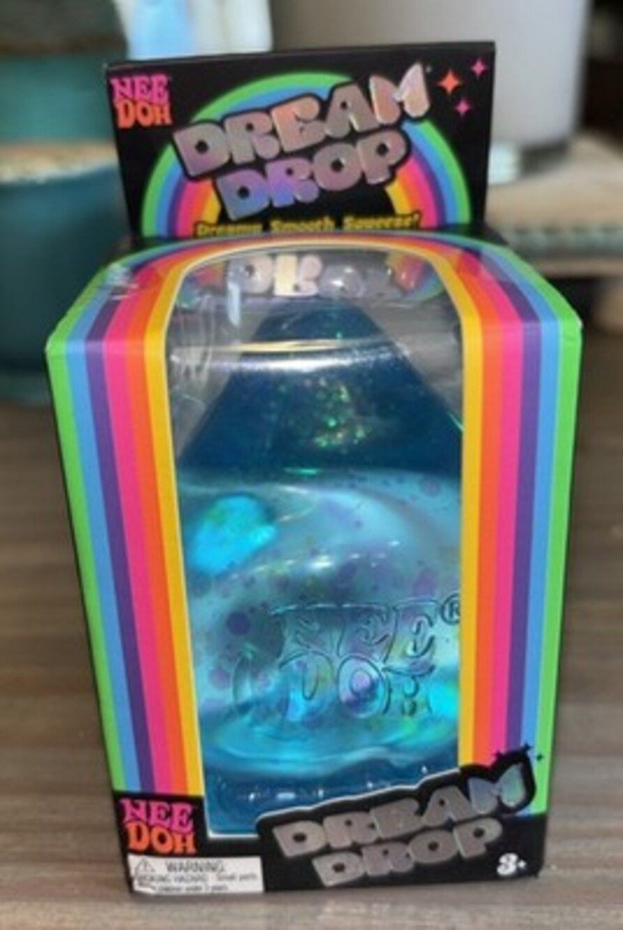 BLUE NeeDoh DREAM DROP Glitter Teardrop NEE DOH Squishy 100% Authentic FAST SHIP